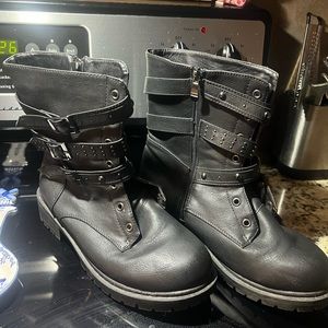 Torrid Strappy Combat Boots Size 10